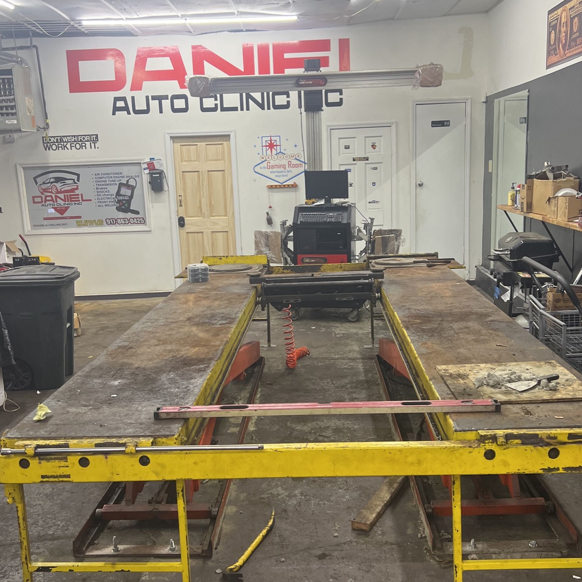 Wheel Alignment Complete With Ramp