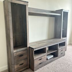 Entertainment Center With 63” TV Stand