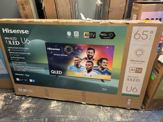 2026 65U6 65” Hisense smart 4k mini led fire tv
