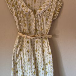 Betsey Johnson Pale Yellow Sundress RARE
