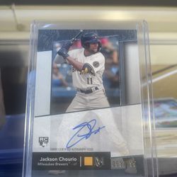 2024 Topps Museum Collection Jackson Chourio Autograph 