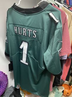 Jaylen Hurts  EAGLES  New NFL Stitched Jersey   Shipping Available   Size Large Or XL  Located in pompano beach, shipping available 