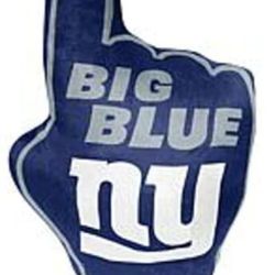 Ny Giants Fan Hand Pillow