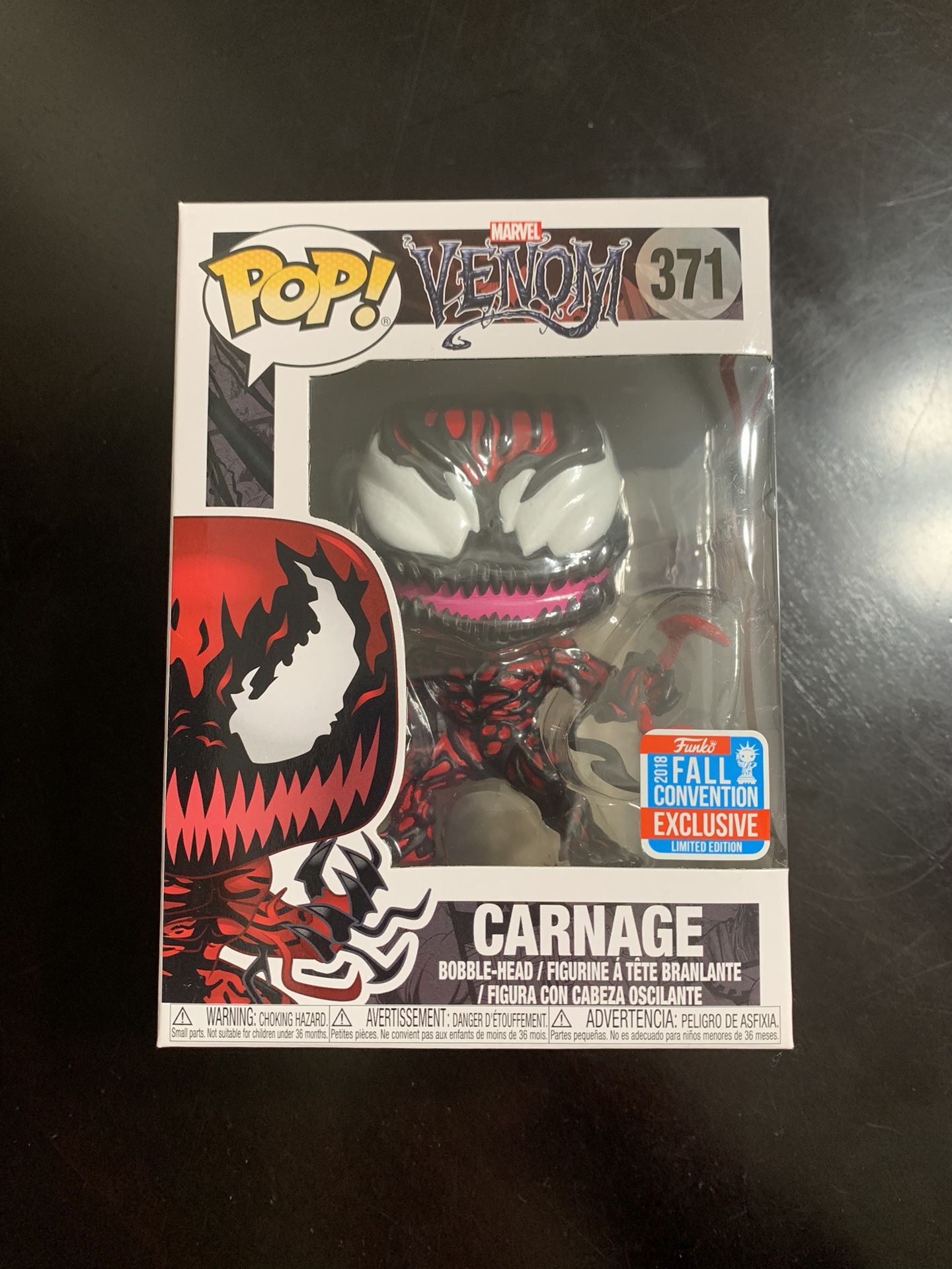 Carnage 371 pop sales