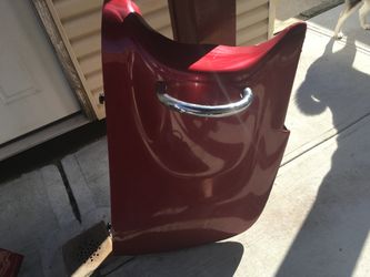 Tonneau Speedster Cover - For 1(contact info removed) Ford Mustang - Burgundy Candy Red - Pair
