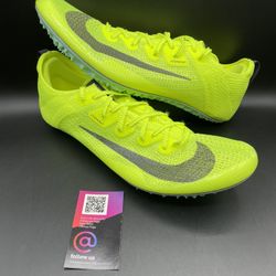 Nike Refurbished Zoom Superfly Elite 2 Volt Black Track Running Spikes Shoes Cleats Mens Size 13