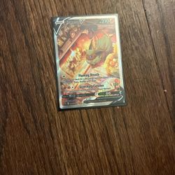 Pokemon Card Flareon V Promo Card