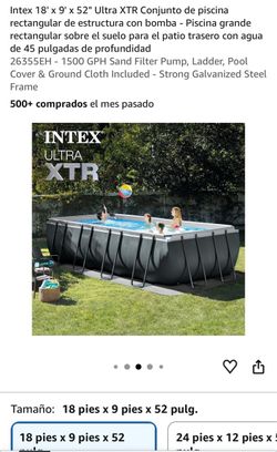 Alberca 18 x 9 x 52