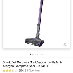 Shark cordless Vacuum 