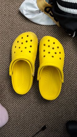 Yellow crocs