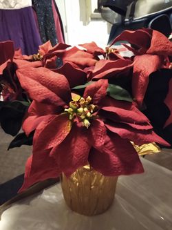 3 Decorations Flowers for Christmas