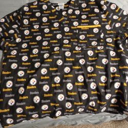 NFL Pittsburgh Steelers XL Uniform Scrub Top