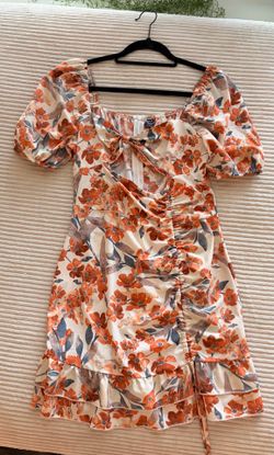 🌸 Floral Puff Sleeve Mini Dress 🌸