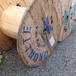 Large Wooden Spools 