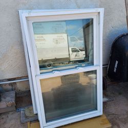 Ventanas!!! White Vinyl Double-Hung Windows
