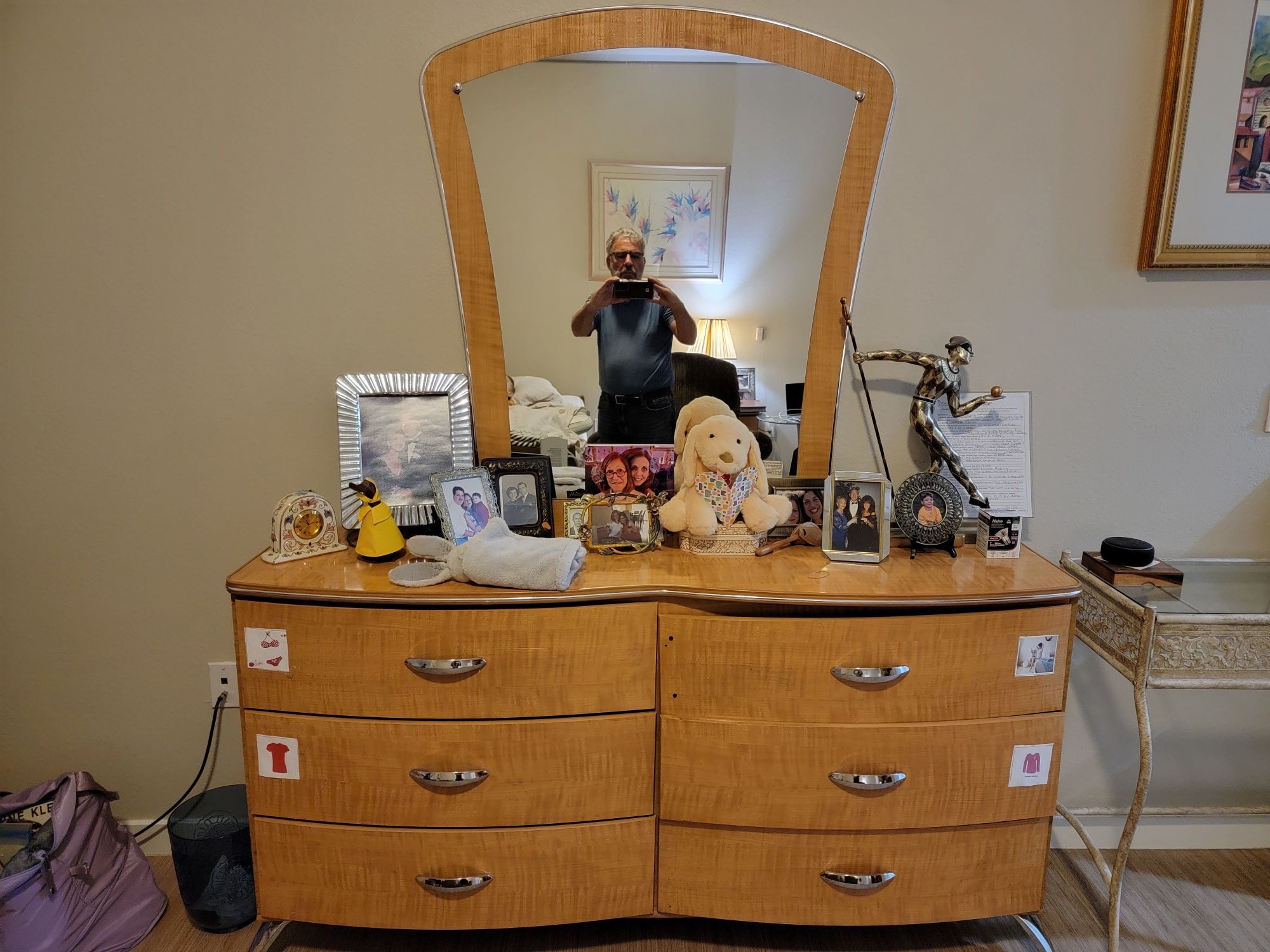 Designer Dresser, Mirror And Nightstand