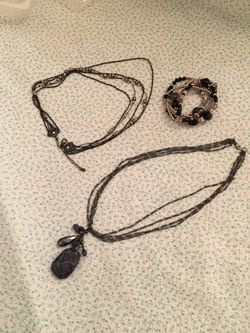Necklace and bracelet