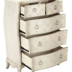 FREE 5 draw chest With Matching Wall Mount Mirror 