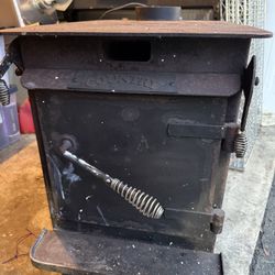 Wood Stove With Working Blower Fan 