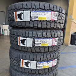 285/75R16 LT Falken Wildpeak AT4W New Tires Mount And Balanced 