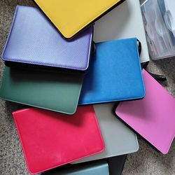 3 Ring binders with card sleeves (empty)