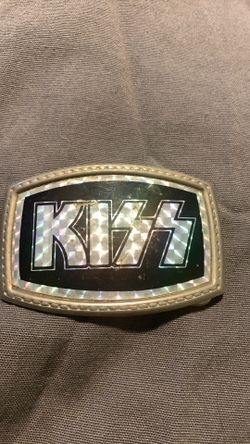 Kiss Belt Buckle