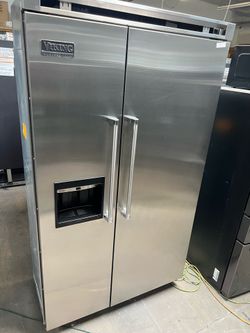 Viking 48” built in refrigerator stainless steel