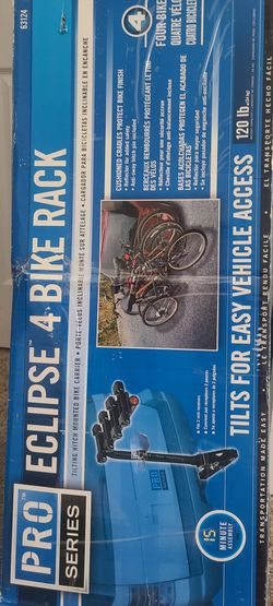 Series Eclipse 4-bike hitch rack
