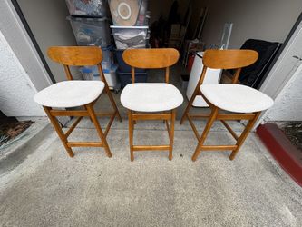 West Elm Style - MCM Chairs, Counter Height