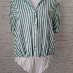 Draper James Blouse Bodysuit Size XL
