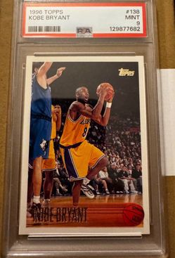1996 Topps Kobe Bryant Rookie #138 – PSA 9 MINT