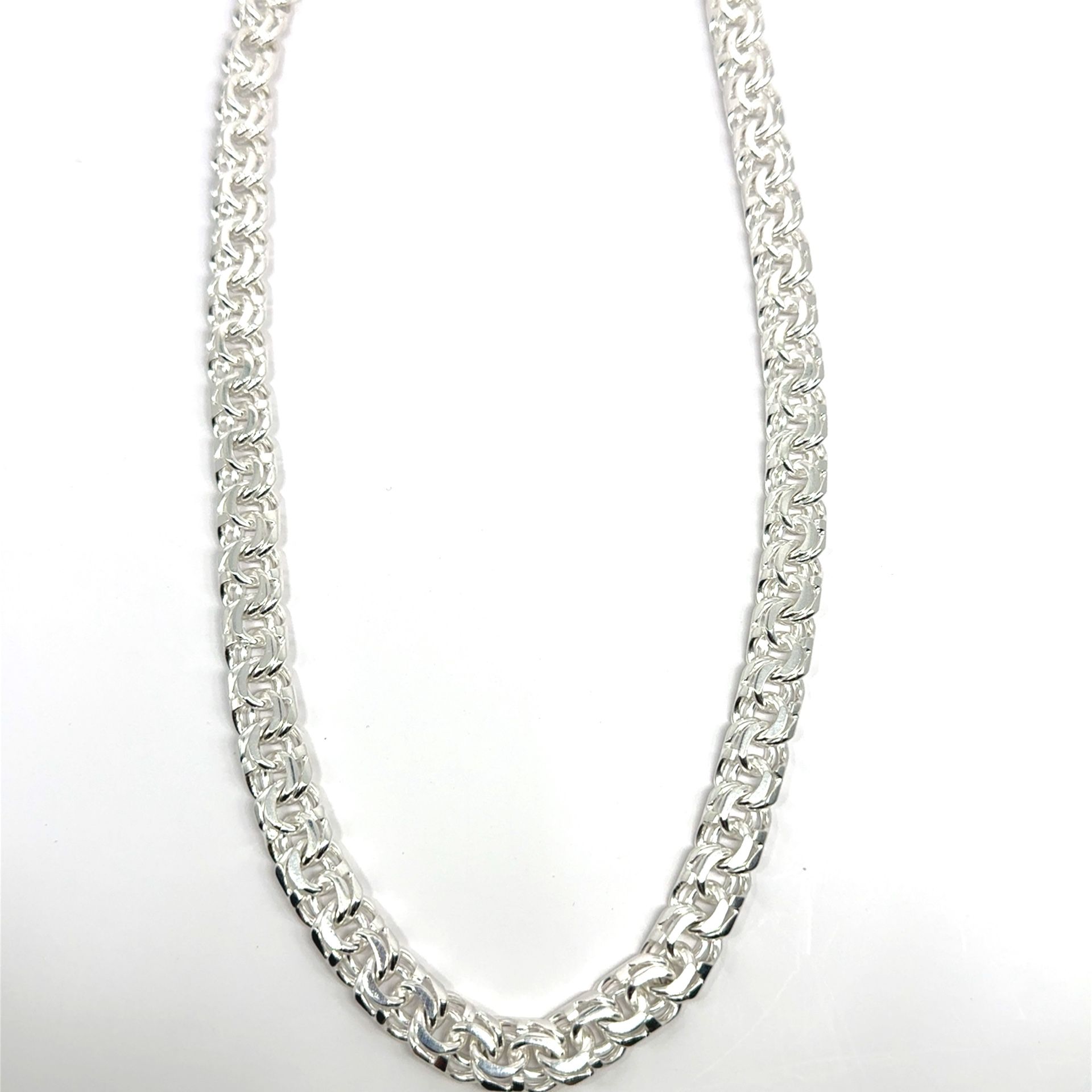 925 Silver Chino Chain 11mm - 24” long