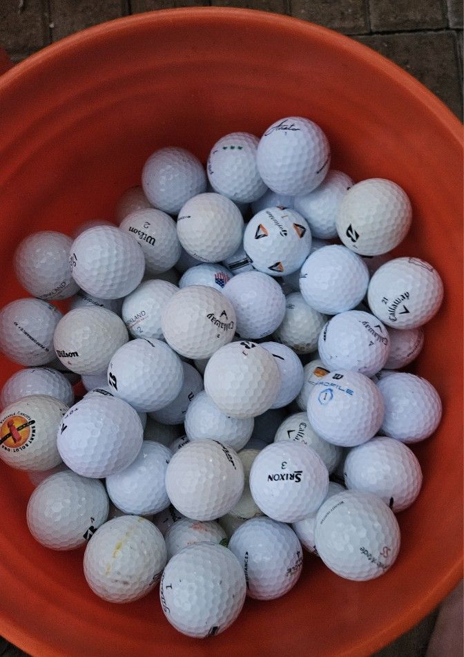 Found Golf Balls. All Balls Are Cleaned And Playable