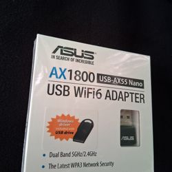 ASUS AX1800 USB-AX55 Nano USB Wifi6 Adapter [Sealed]