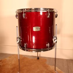 Yamaha 14” Stage Custom Floor Tom (Wine Red) - Great Condition