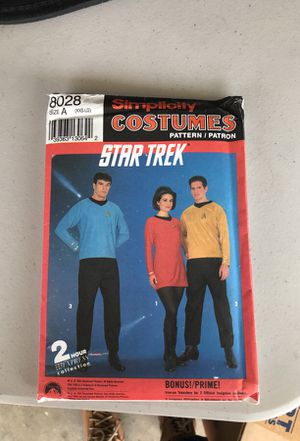 Star Trek Sewing Pattern For Sale In Arcadia Ca Offerup