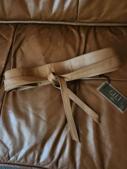 G.I.L.I. OBI LEATHER BELT REVERSIBLE