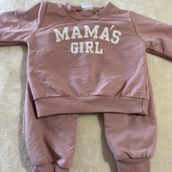 Size 3-6 Sweat Suit 