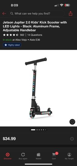 Jupiter light-up Kick Scooter