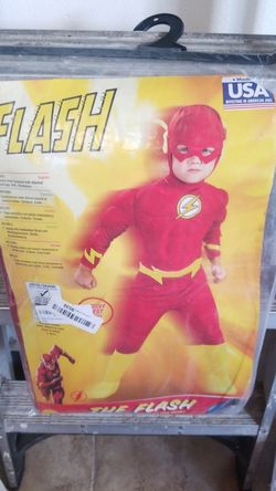 Flash costume for child
