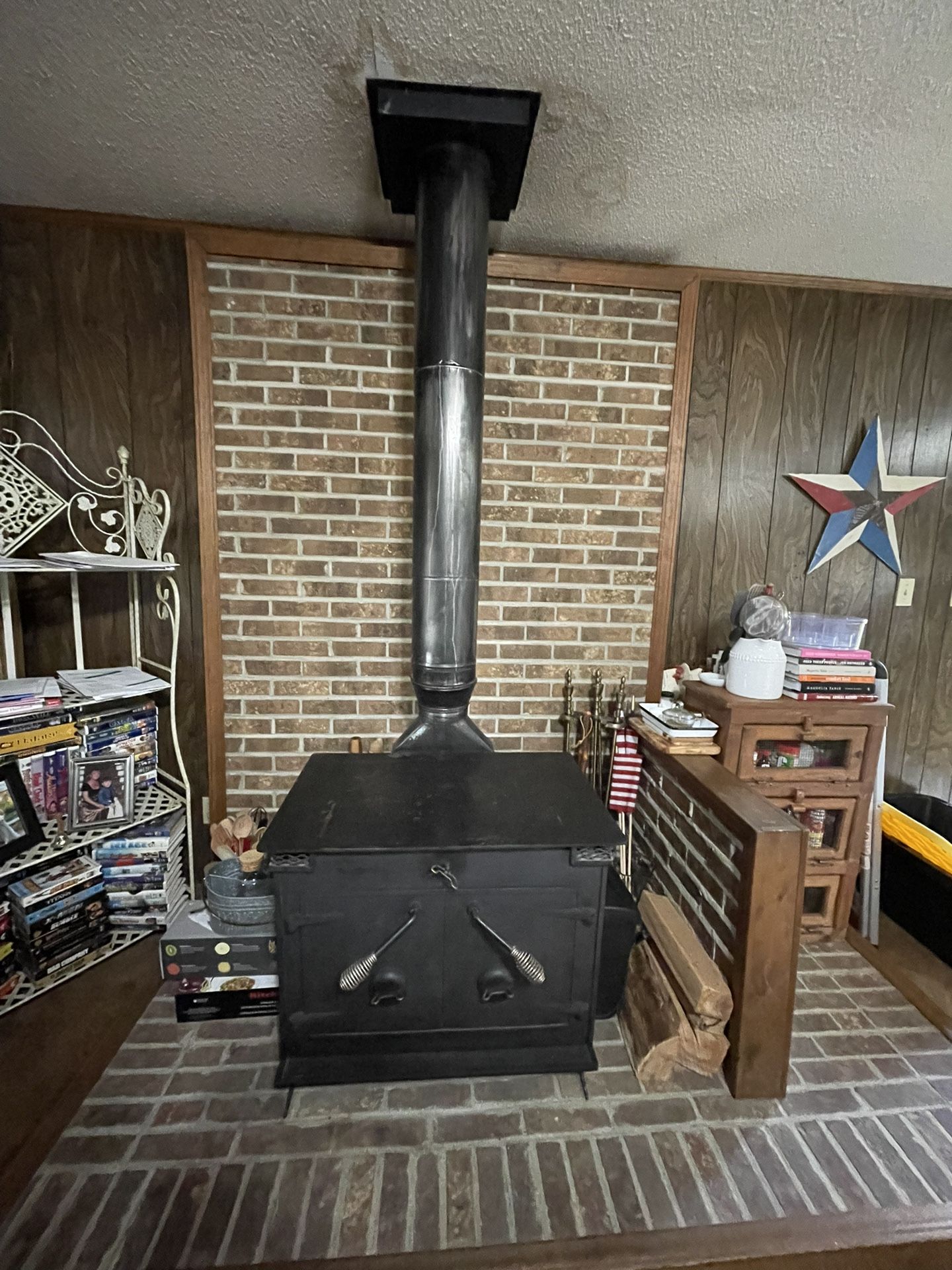 Cast Iron Wood Burning Stove