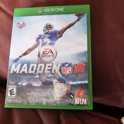 Xbox one Madden 16