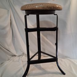 unique steel industrial drafting chair 