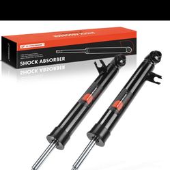 A-Premium Rear Pair (2) Strut Shock Absorber Compatible with BMW X5 2007-2013, X6 2008-2014, Driver and Passenger Side
