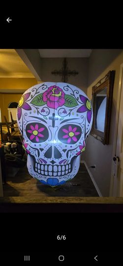 7 ft Day of the Dead Inflatable
