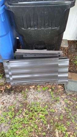 24 Gauge Brown Metal Roofing Pieces Crimp Tri County