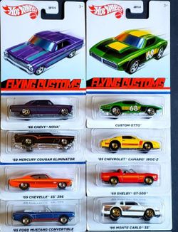 Hotwheels Flying Custom Set 10 Boxes Sealed
