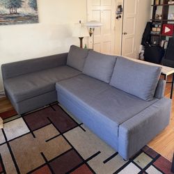 Ikea FRIHETEN sofa bed futon 3 seat w/storage, Skiftebo dark gray sleeper sectional