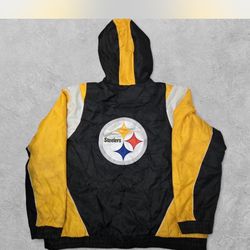 Pittsburgh Steelers Biker Puffer Jacket 