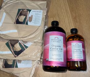 Heritage store Organic Castor Oil, Cold Pressed